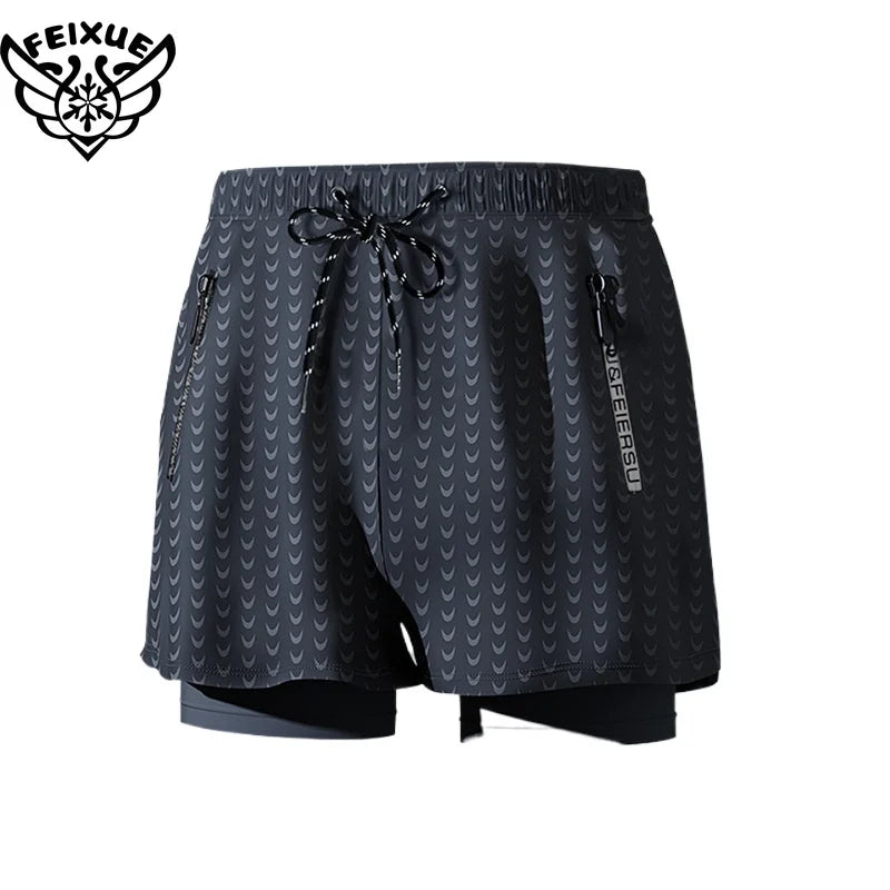 Men's Plus Size Beach Swim Shorts