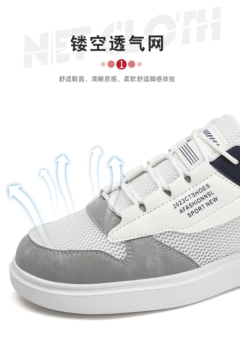 Men Fashion Skateboard Shoes Big Size