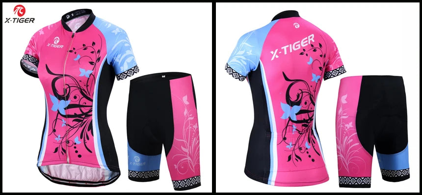 Women Summer Cycling Jersey Set