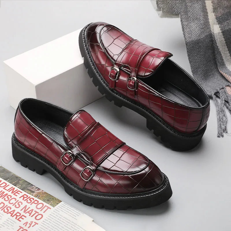 Men Platform Formal Leather Shoes