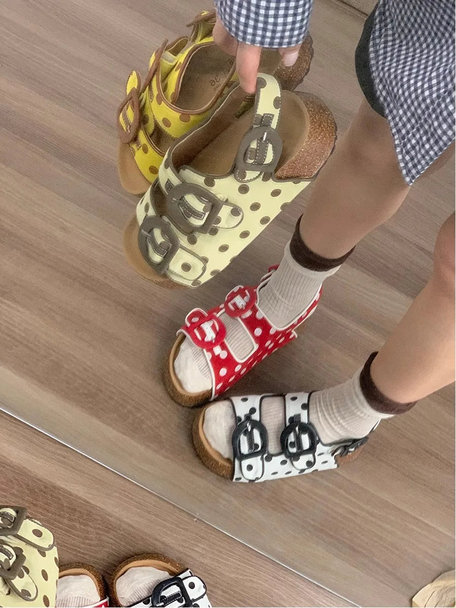 Women Platform Flat Sandals Summer Slides