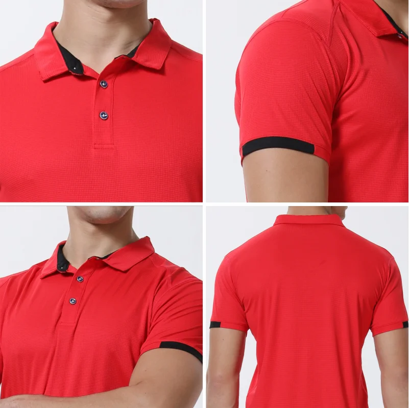 Men Quick Dry Sports Polo Shirt