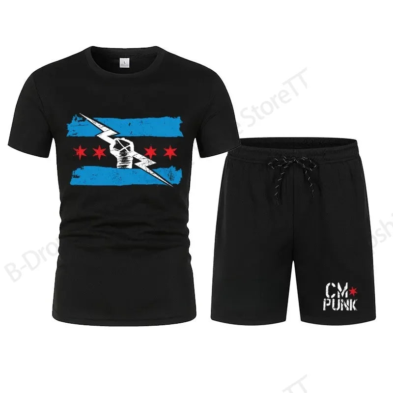 Men CM Punk Print Set