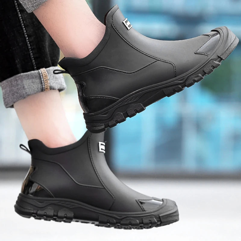 Men’s Waterproof Outdoor Rain Boots