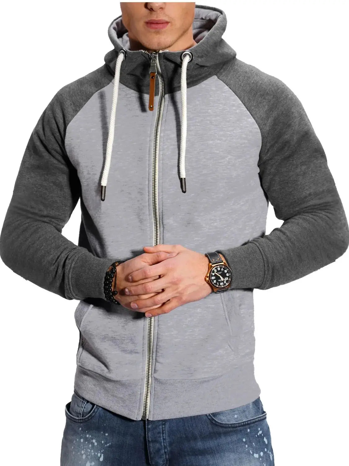 Men’s Zipper Hooded Sweatshirt
