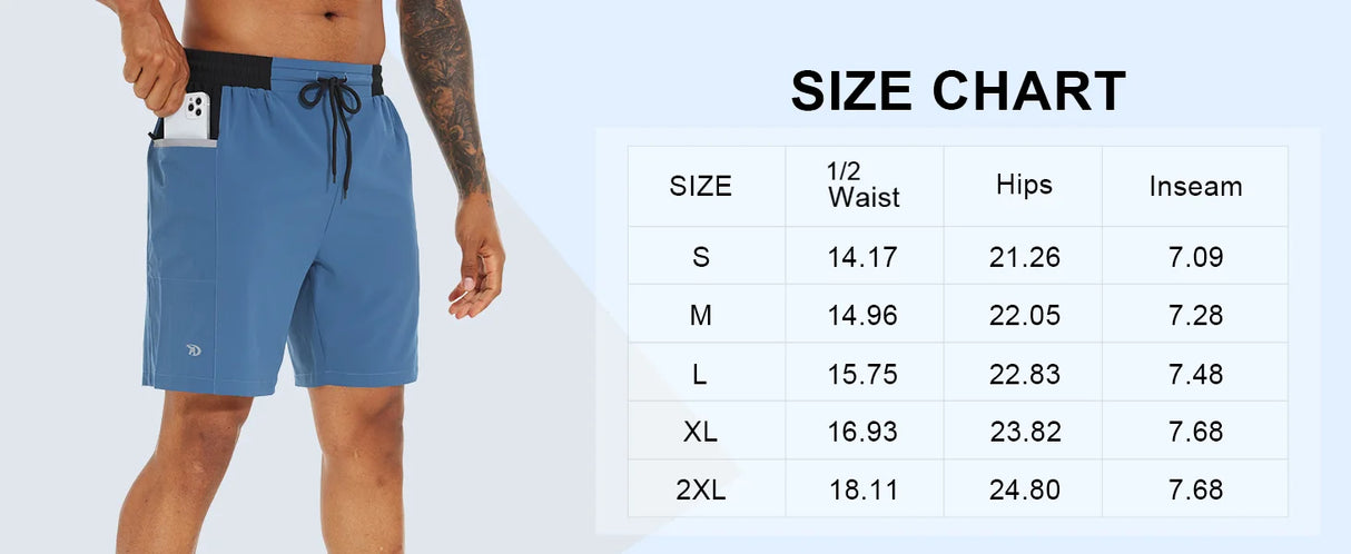 Men Quick Dry Swim Shorts