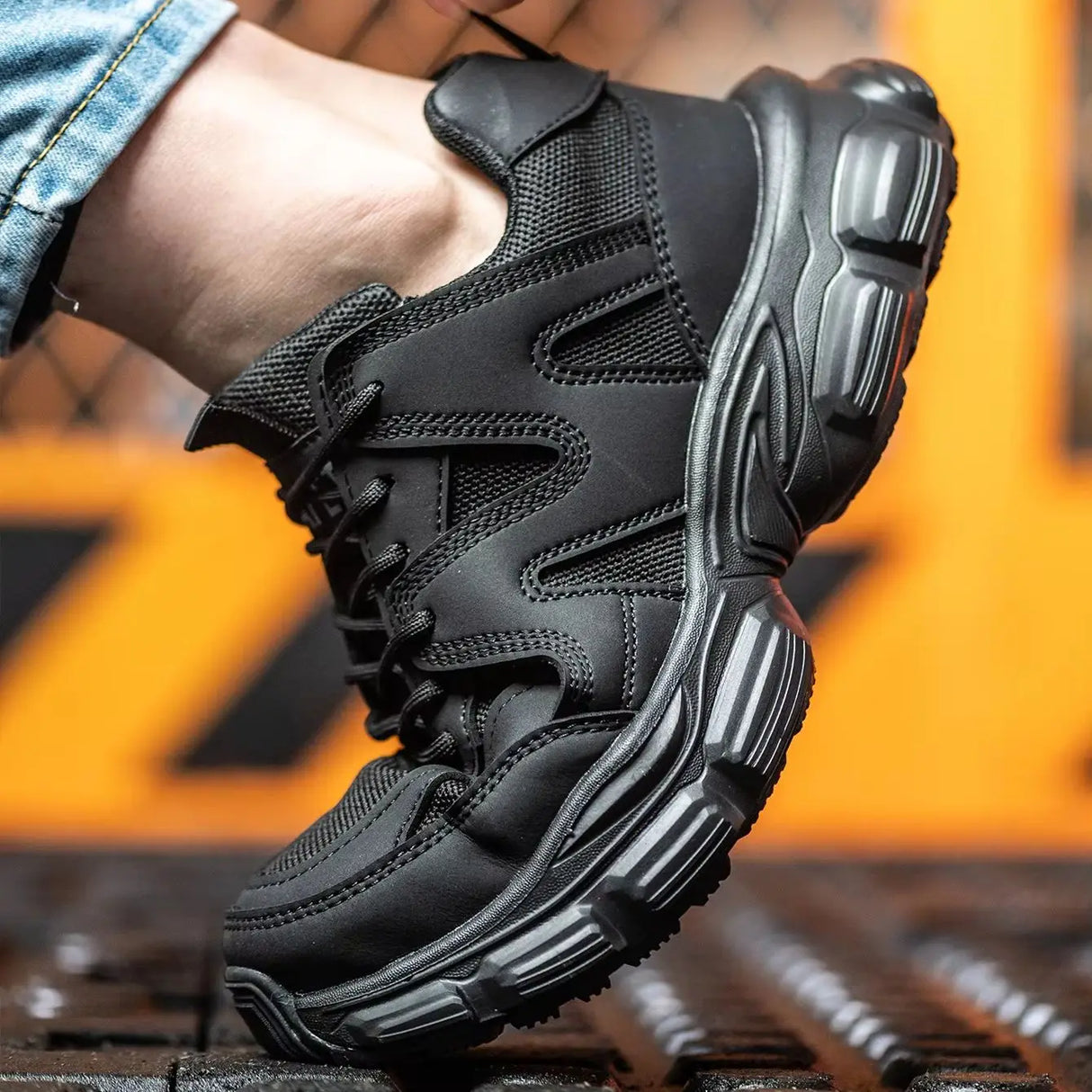 Women Safety Shoes Waterproof Steel Toe Sneakers