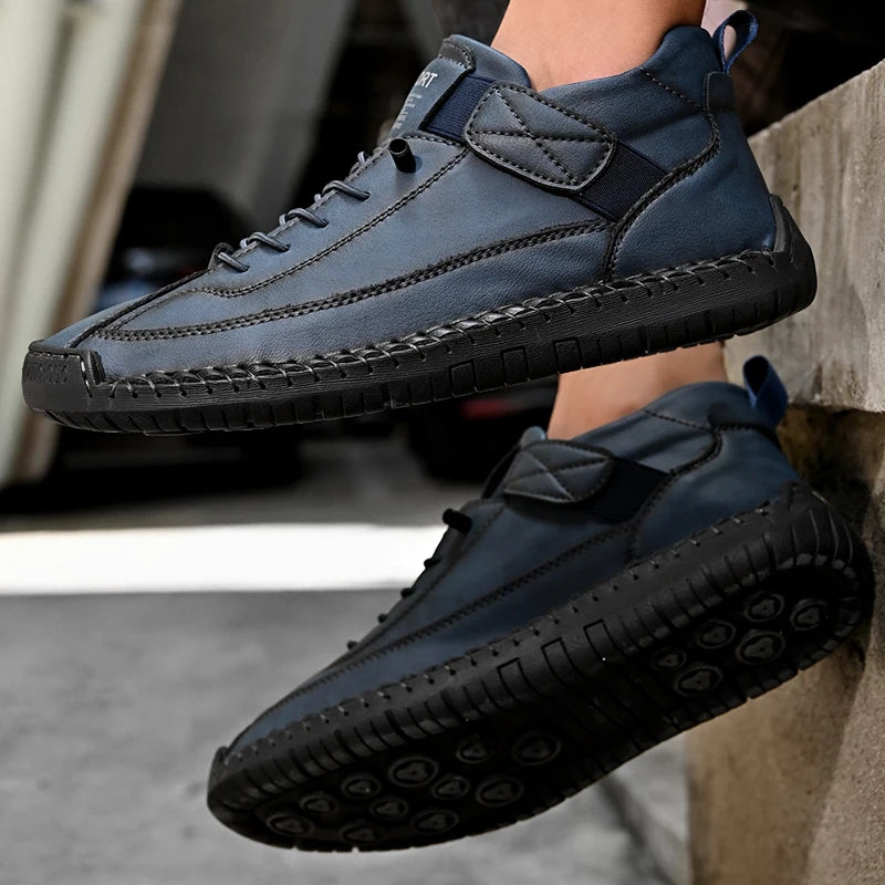 Men Handmade Leather Casual Loafers