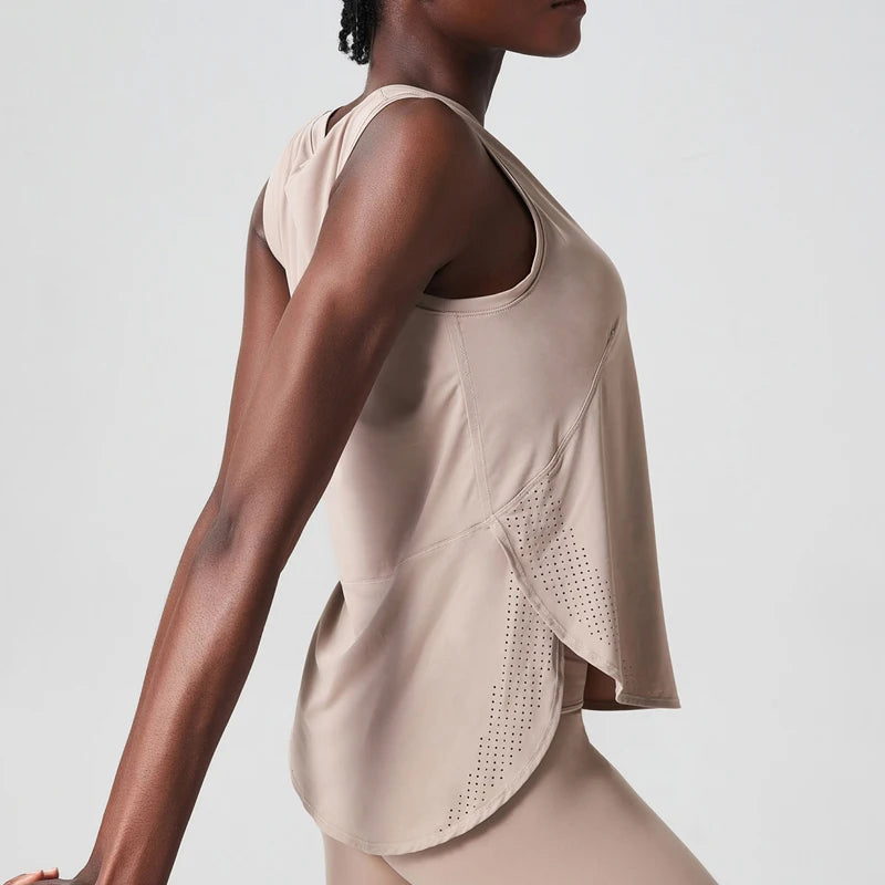 Women Loose Sleeveless Fitness Tank Top