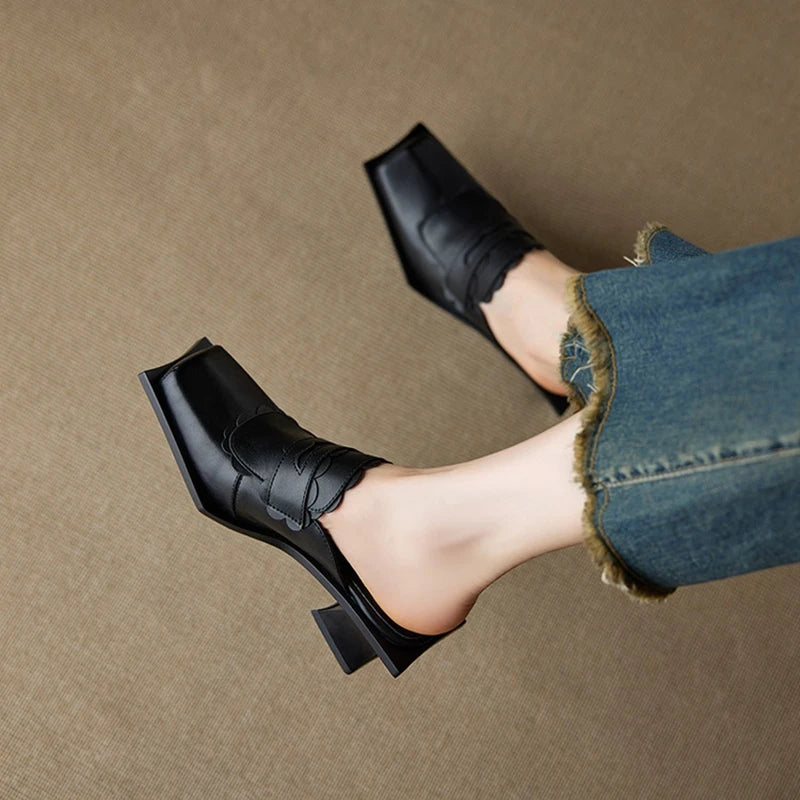 Women Rhinestone Mules Luxury Slippers