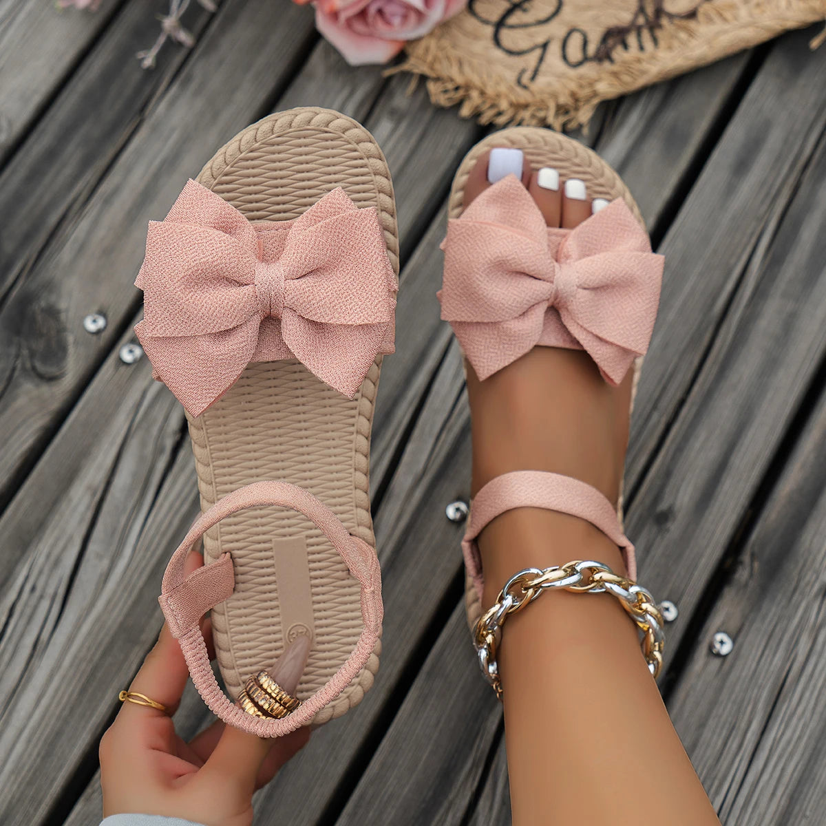 Women Summer Sandals Lightweight Slides