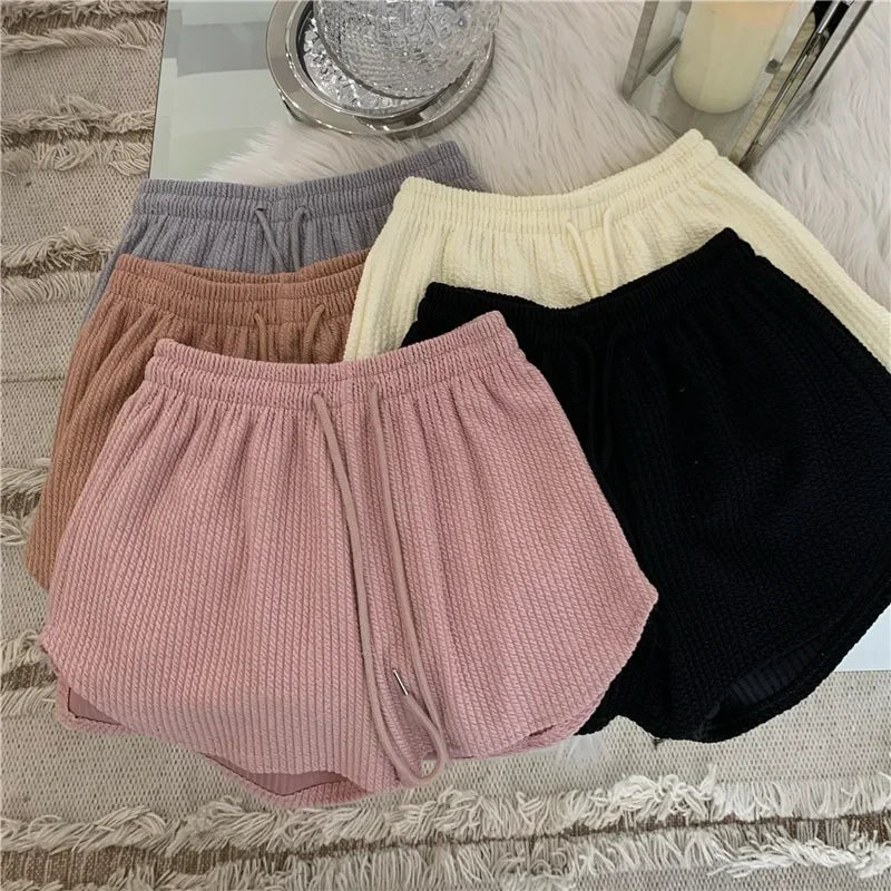Women Loose Wide Leg Sports Shorts
