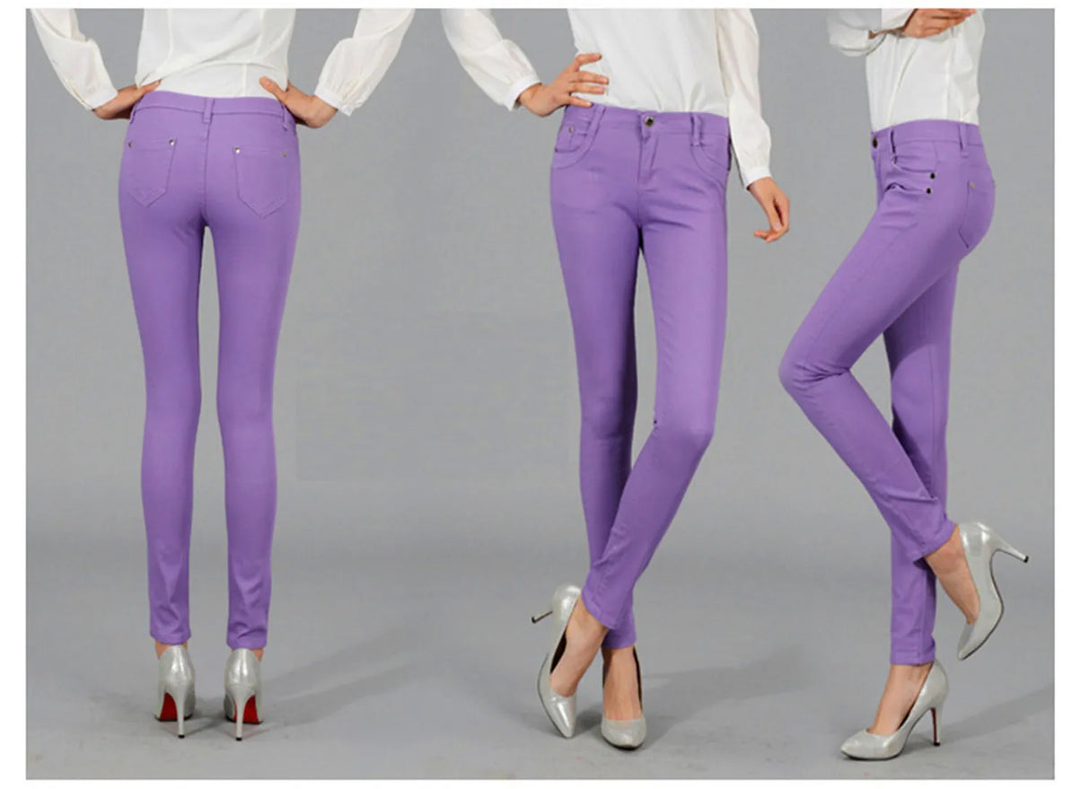 Women White Office Pants