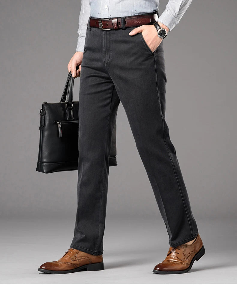 Men Classic Straight Jeans