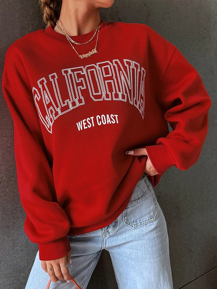 California Print Pullover