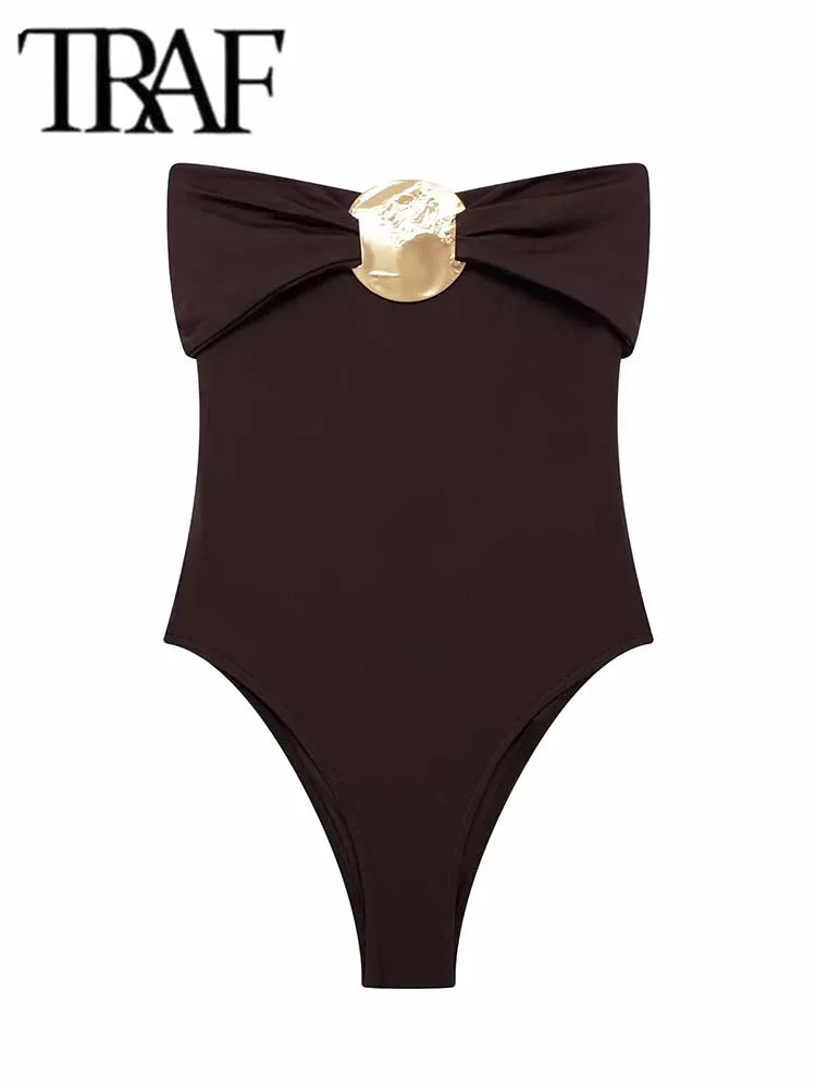 Off Shoulder Strapless Bodysuit – Summer Bodycon