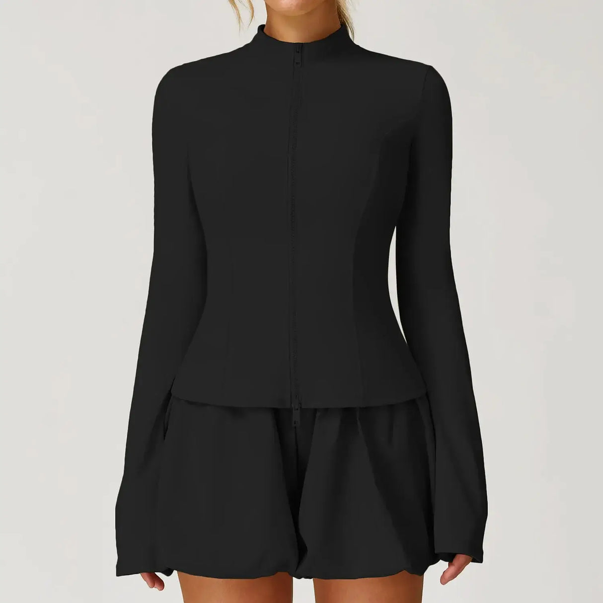 Women Stretch Slim Fit Training Jacket