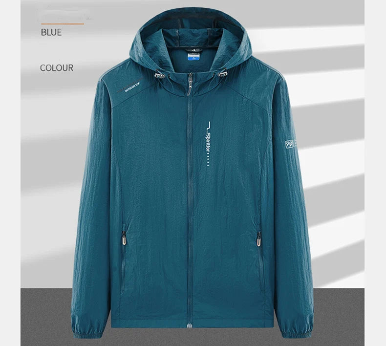 Men Ultra Light Quick Dry Hiking Jacket
