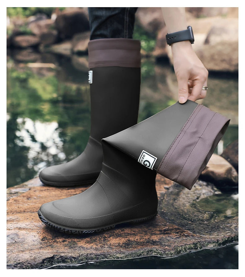 Unisex Fishing Hiking Rain Boots