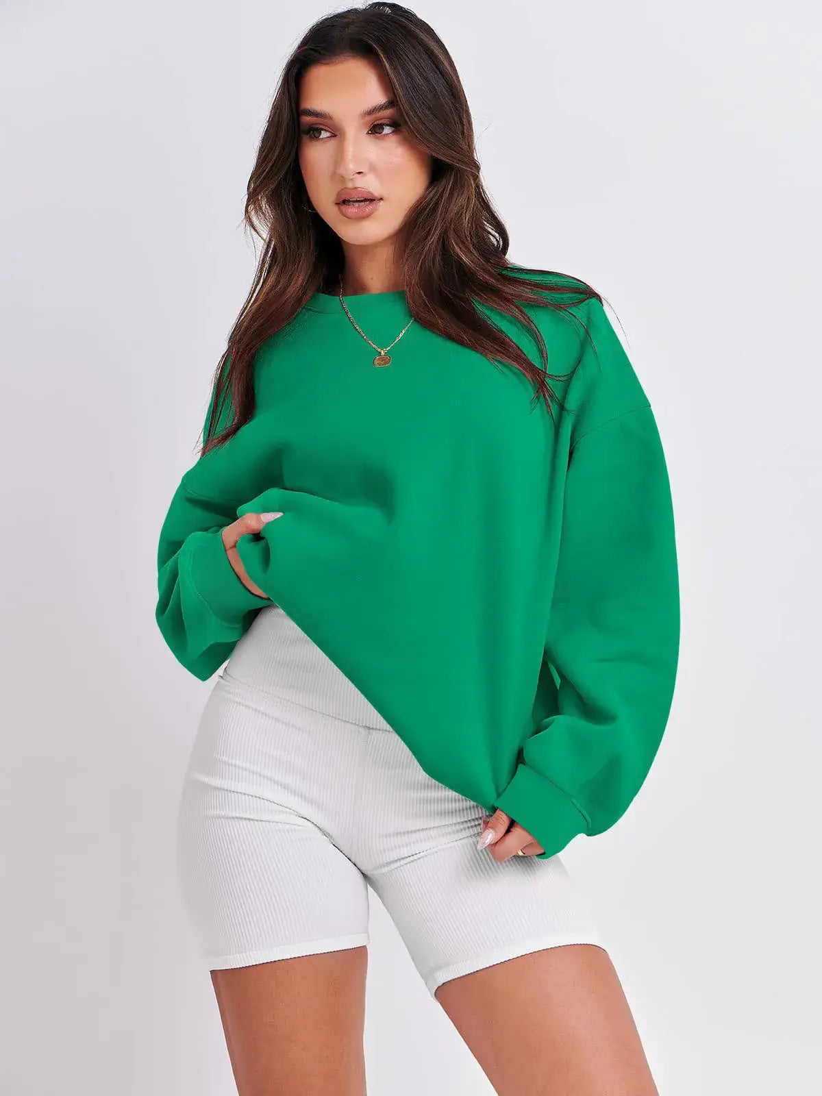 Women Oversized Pullover Sweatshirt Casual Street Top