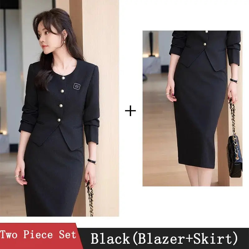 Women Business Work Skirt Suit