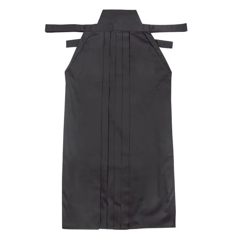 Black Kendo Hakama kimono skirt pants for martial arts, suitable for girls, men, and women, featuring traditional pleats.