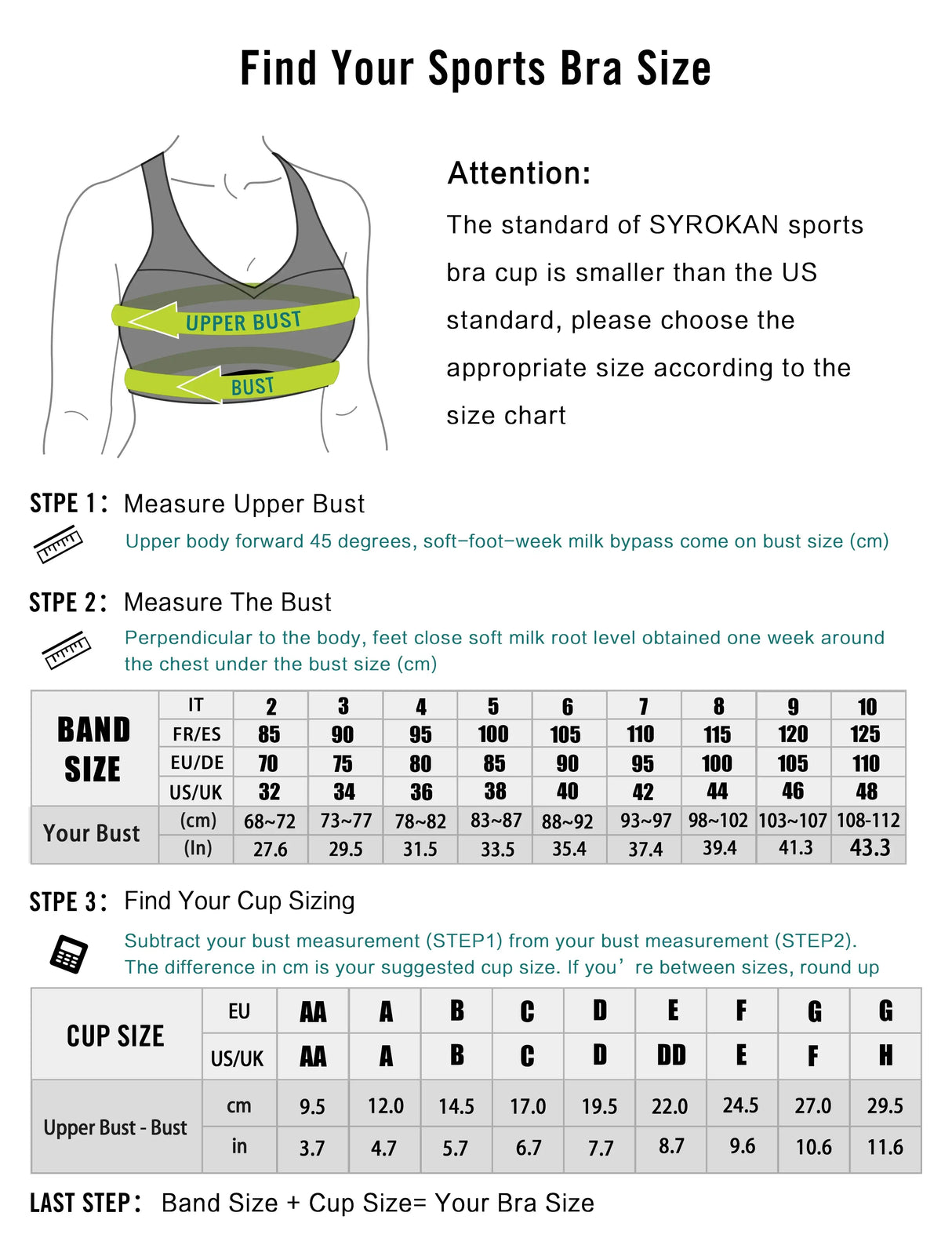 Women High Support Underwire Sports Bra