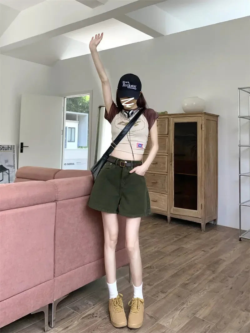 Women's Baggy Denim Short Jeans