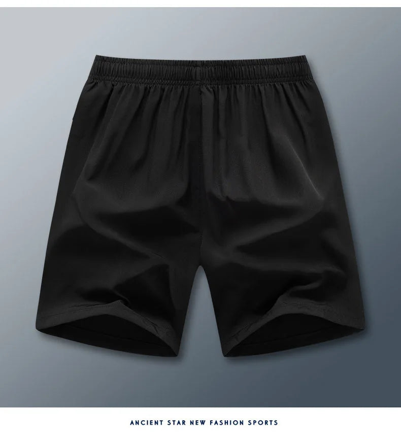 Men Ice Silk Casual Shorts