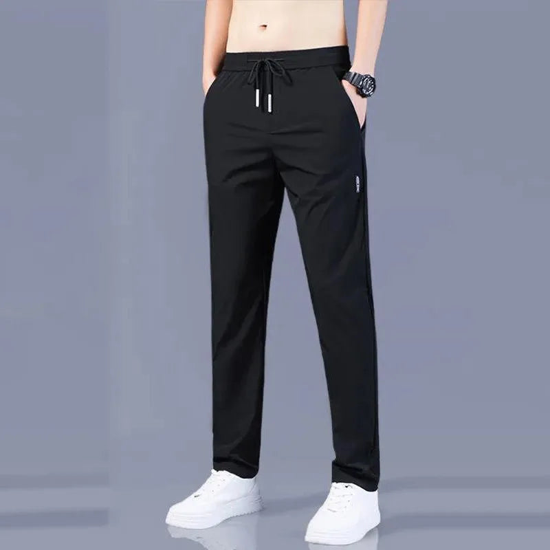 Men’s Loose Straight-Leg Casual Pants