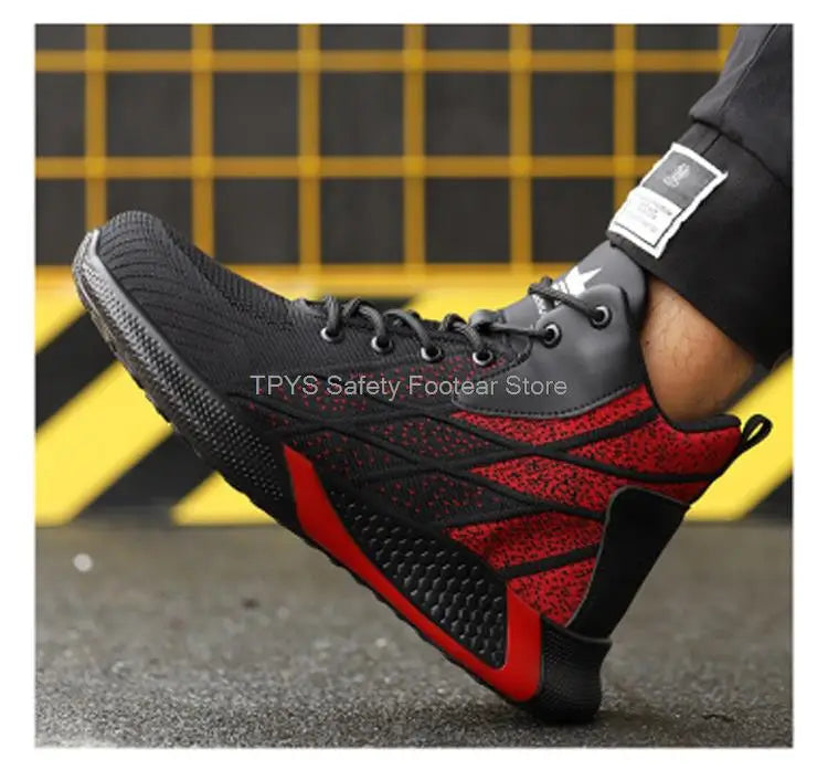Men High Top Indestructible Safety Boots