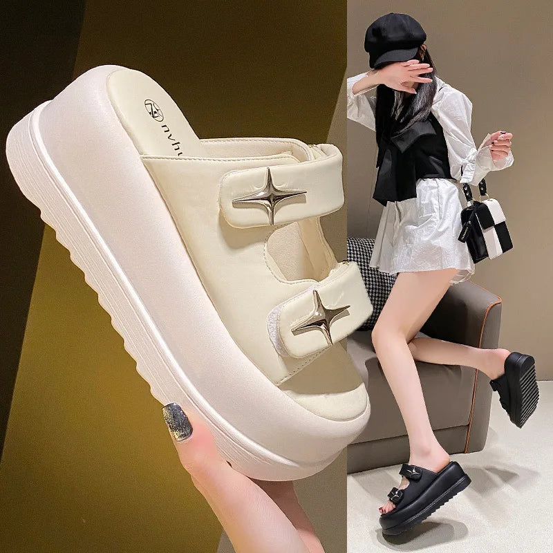 Designer Platform Flip Flops – Summer 2025