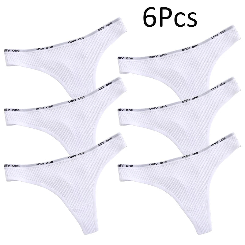 Women Plus Size Cotton Thongs