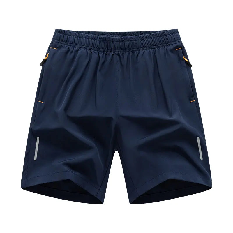 Men Ice Silk Casual Shorts