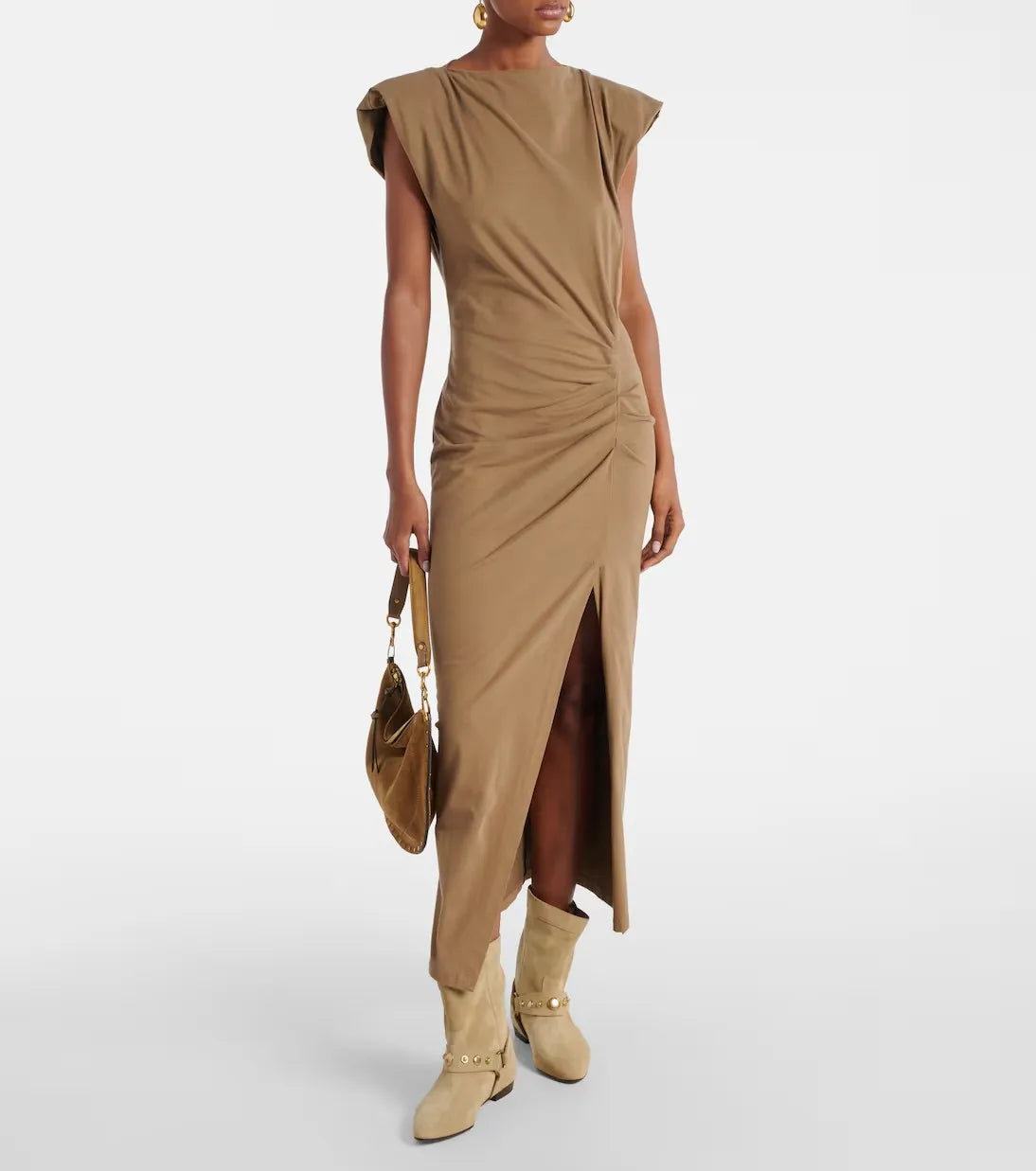 Women Rivet Embellished Ankle Boots – Casual Pointed Toe Suede