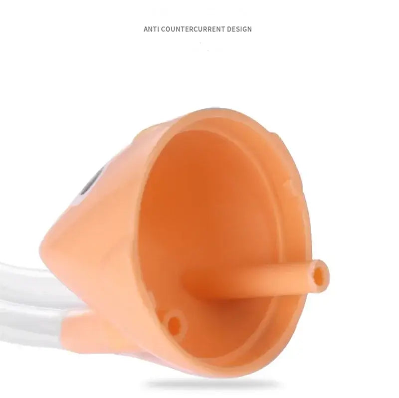 Close-up of the owl nasal aspirator design, showcasing the anti-countercurrent feature for babies.