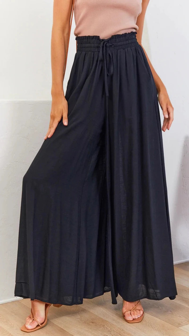 Women Summer Wide Leg Pants