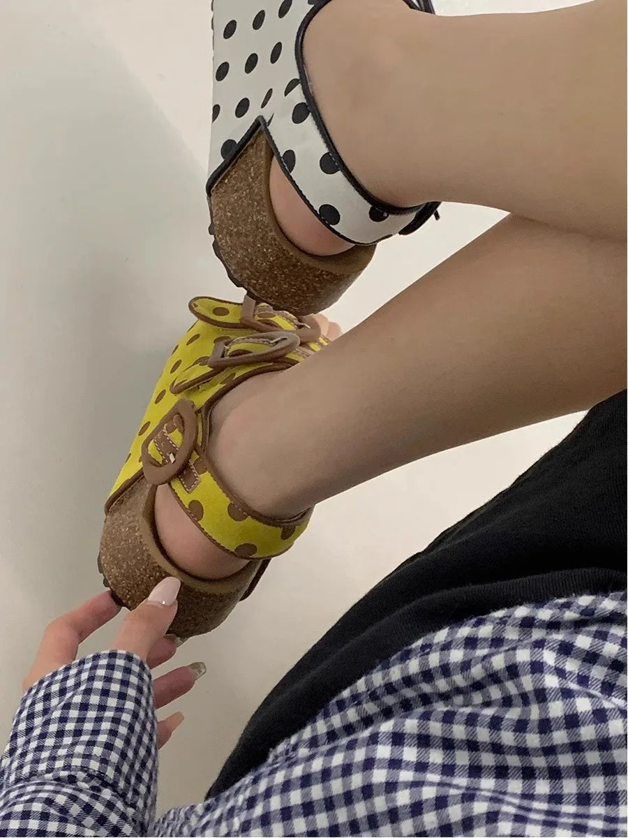 Women Platform Flat Sandals Summer Slides