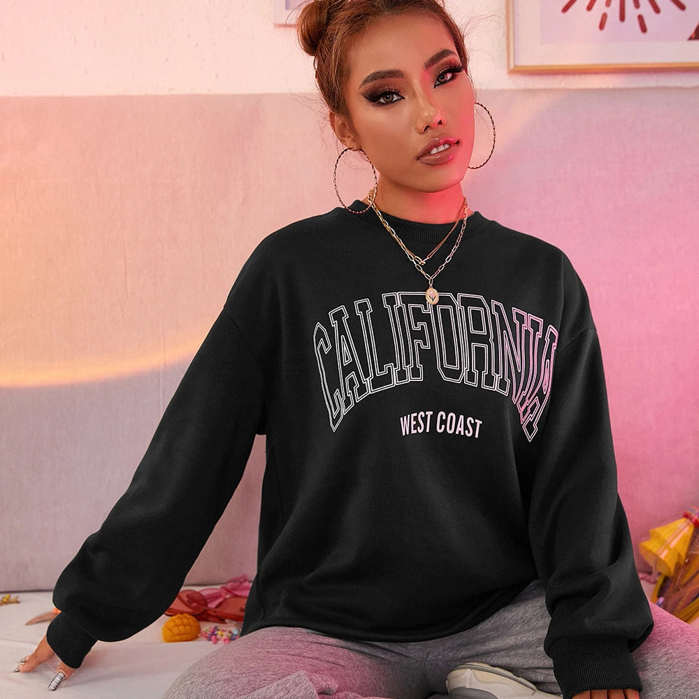 California Print Pullover