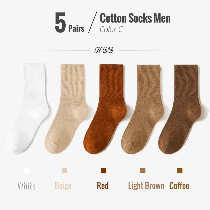 Men’s Cotton Business Dress Socks