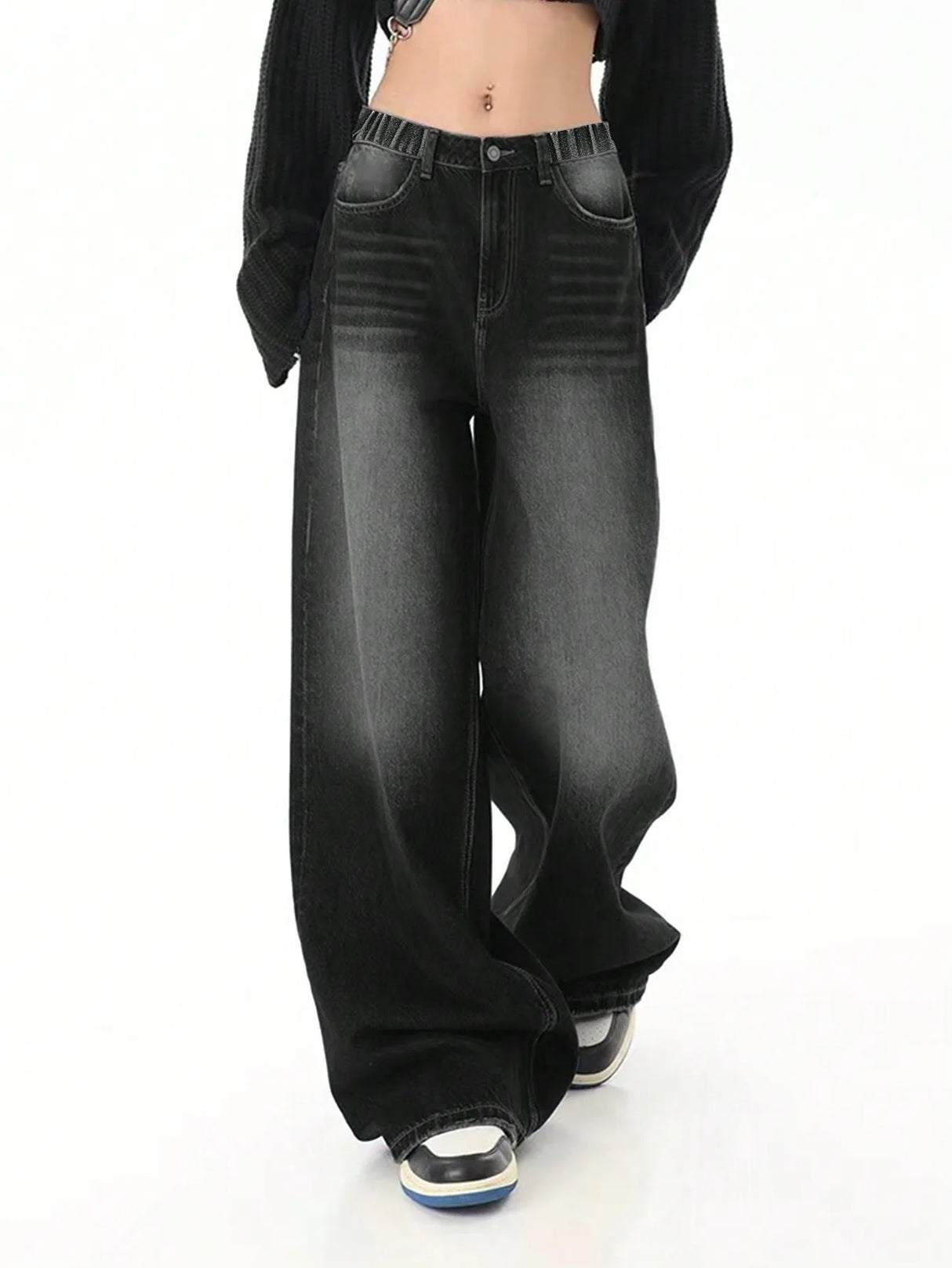 Women Vintage Teen Relaxed Jeans