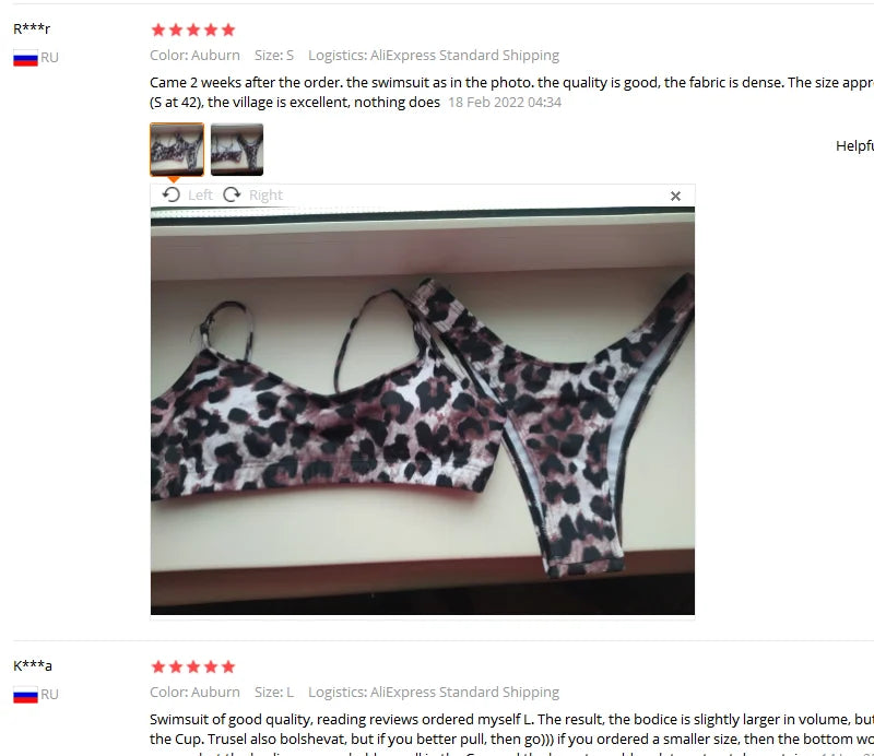 Leopard Push-Up Bikini