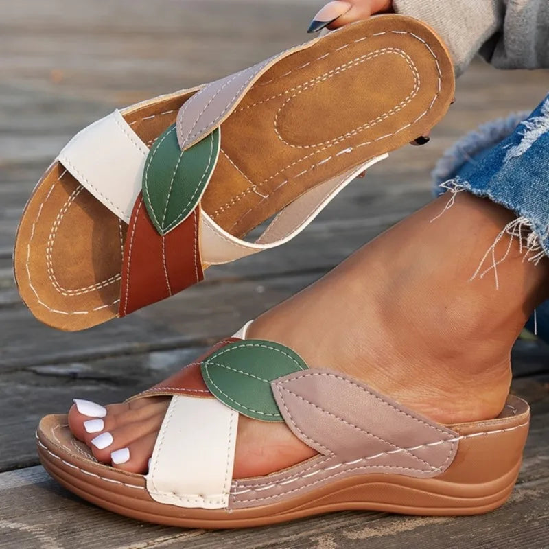 Women Summer Wedge Sandals Casual Shoes