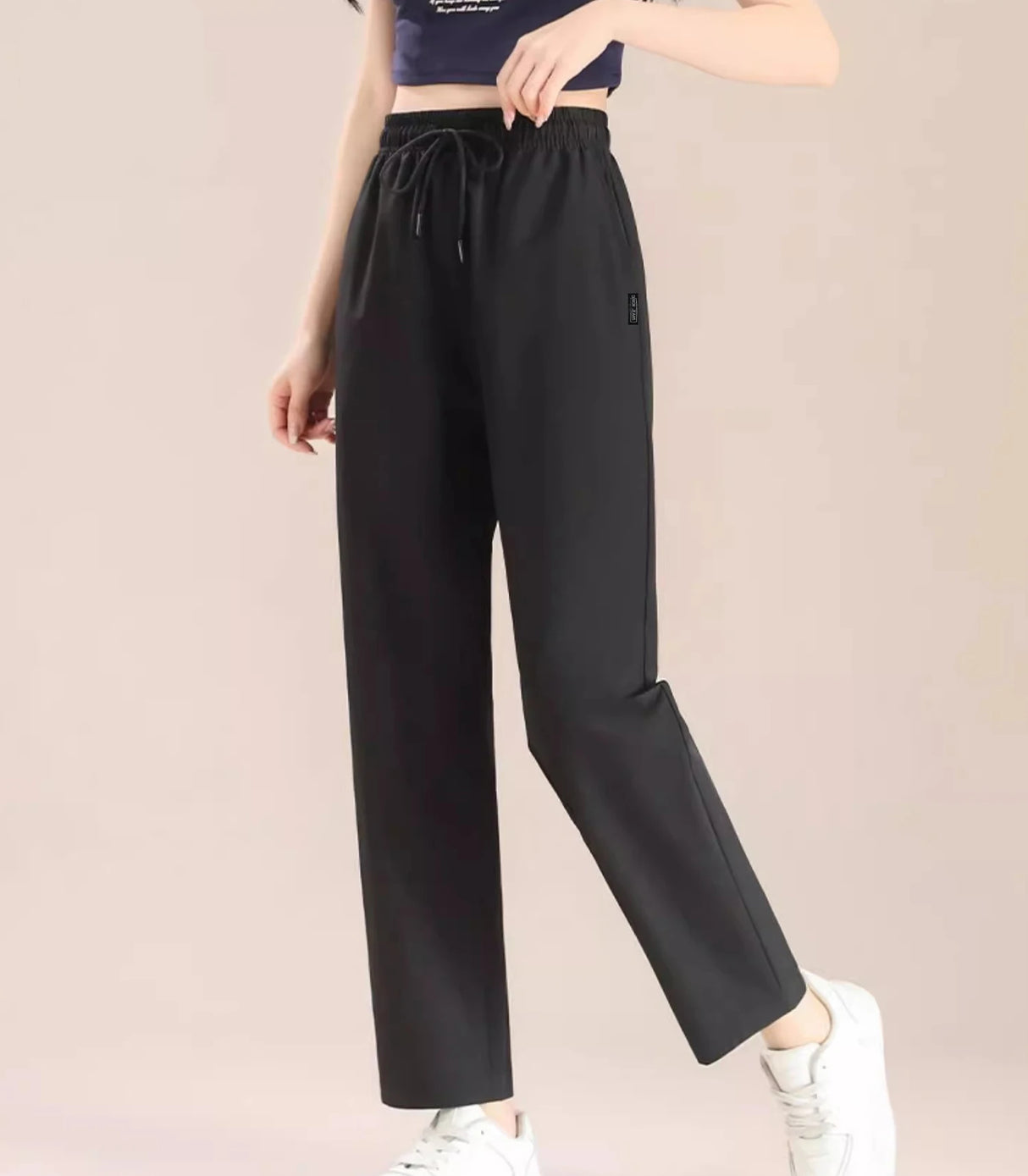 Women’s Plus Size Ice Silk Sports Pants