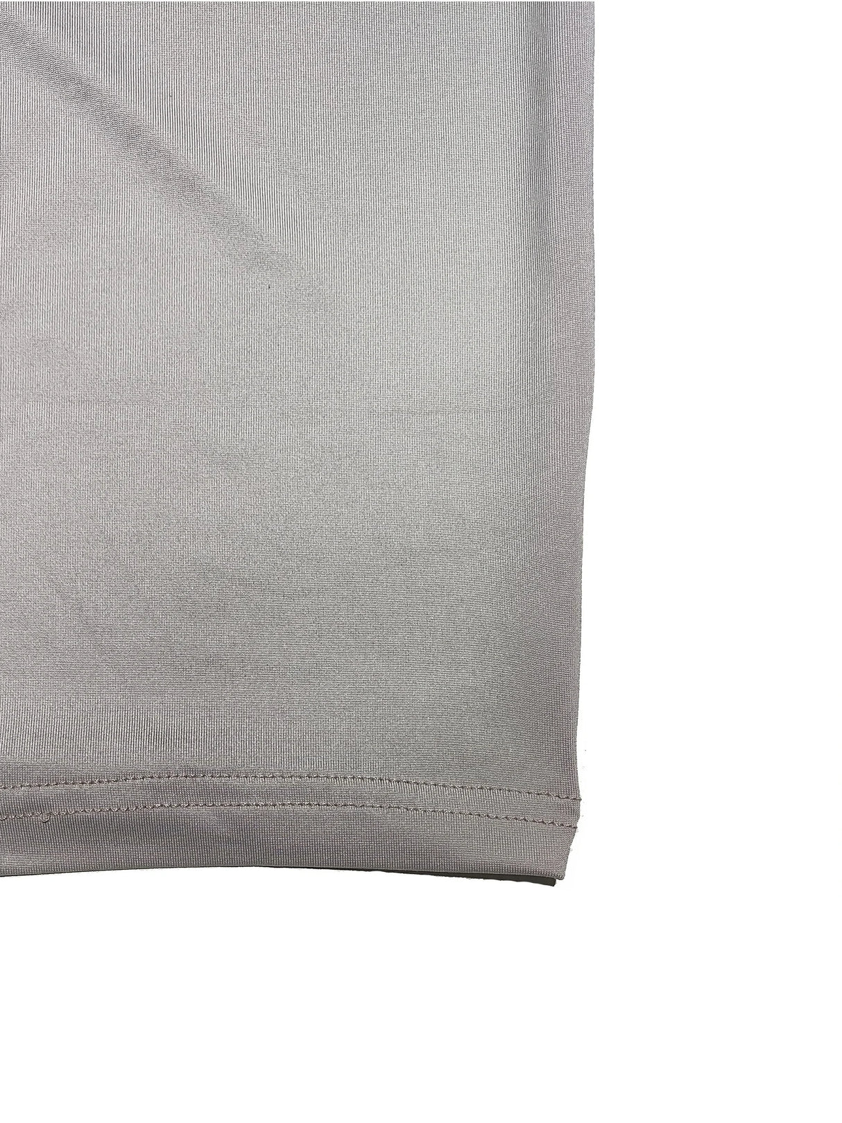 Men's Plus Size Solid Long Sleeve T-Shirt – UV Protection