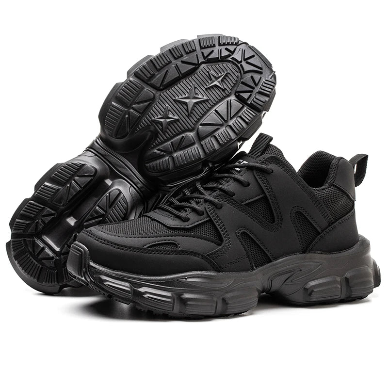 Women Safety Shoes Waterproof Steel Toe Sneakers