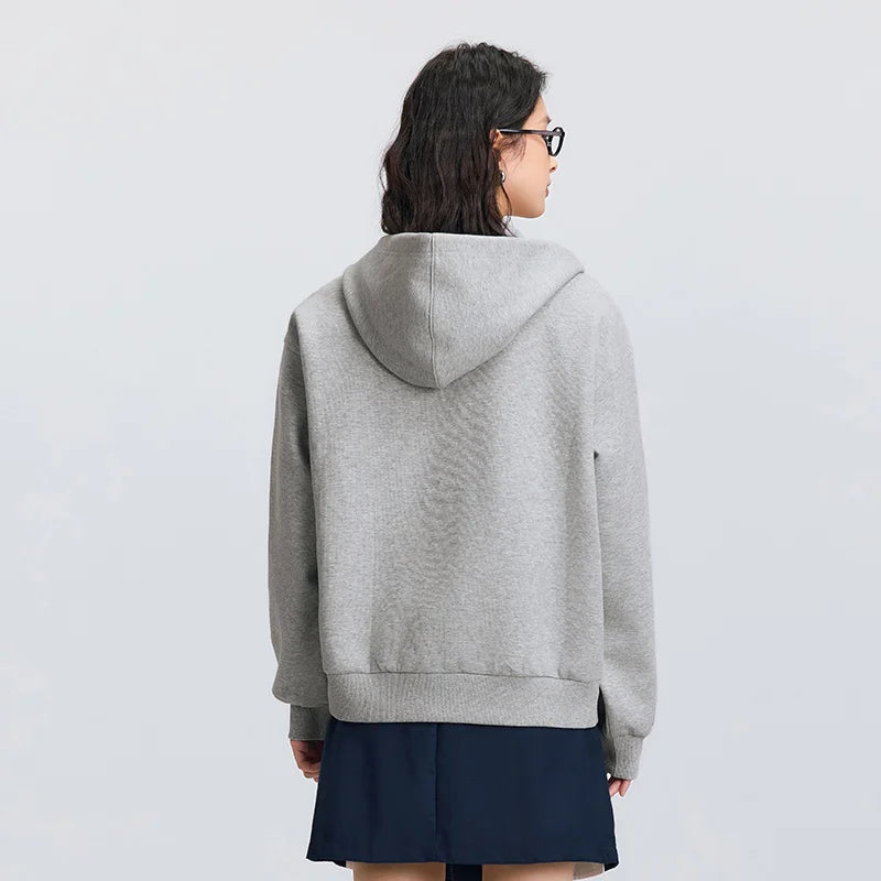 Semir Hooded Embroidered Drop Shoulder Jacket