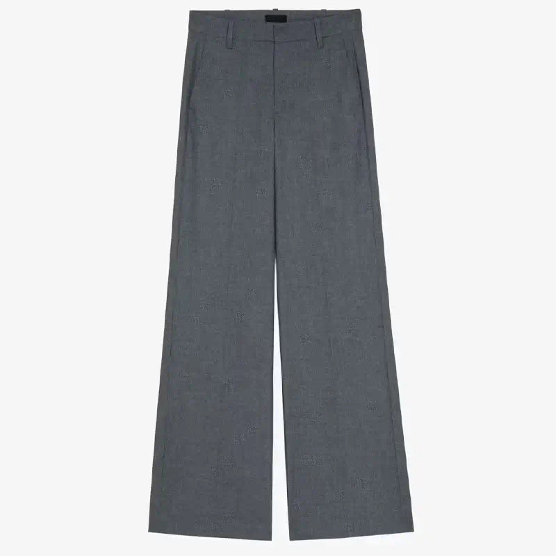 Women Grey Blazer Pants Suit