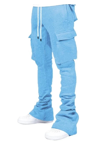 Men's Plus Size Stacked Cargo Pants – Fleece Streetwear