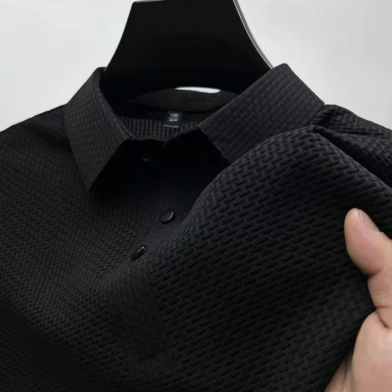 Men Ice Silk Polo Shirt